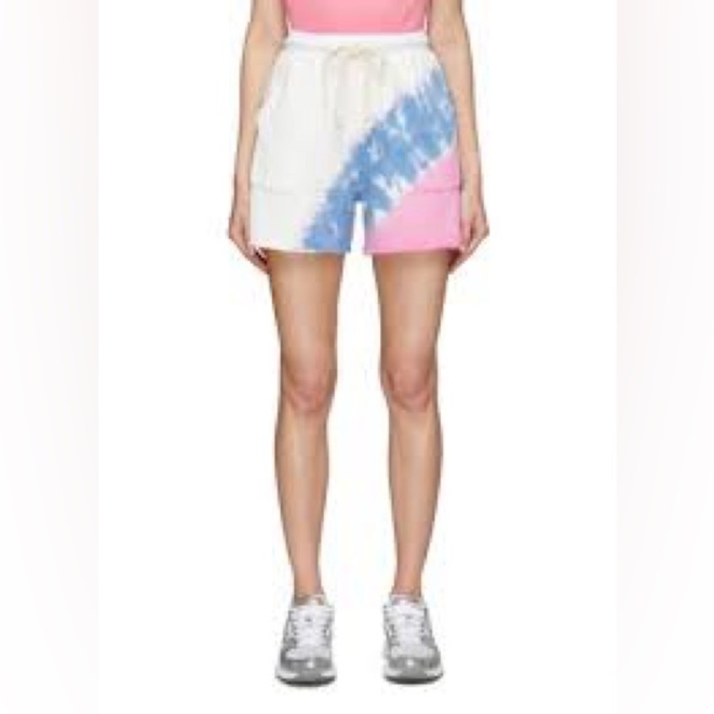 Electric & Rose Blue and Pink Tie-Dye Athletic Shorts Size Large EUC‎